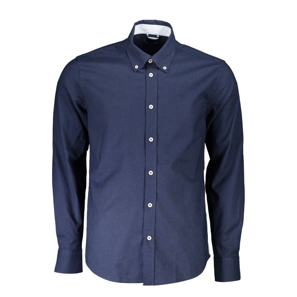 North Sails Blue Cotton Shirt for Men